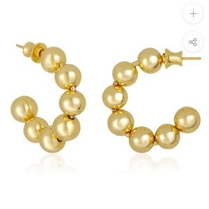 Brand new Melinda Maria Life's A Ball Hoops